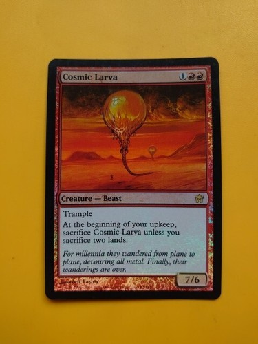 Cosmic larva rare foil beast - larva.,