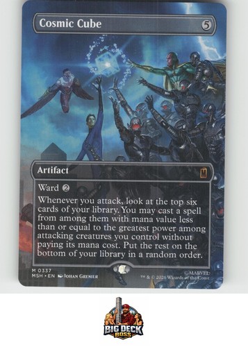Cosmic cube - cosmic, (borderless)
