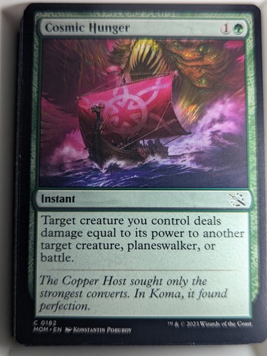 Cosmic hunger 182 common march - 182,