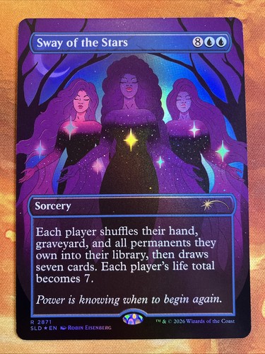 Mtg foil borderless - foil, sway