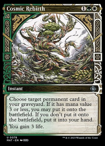 Mtg cosmic rebirth foil - mtg, 78