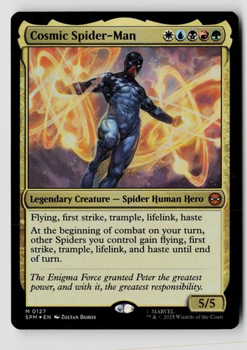 Cosmic spider man - spider-man, mythic