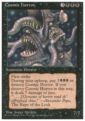 Mtg cosmic horror poor - mtg,