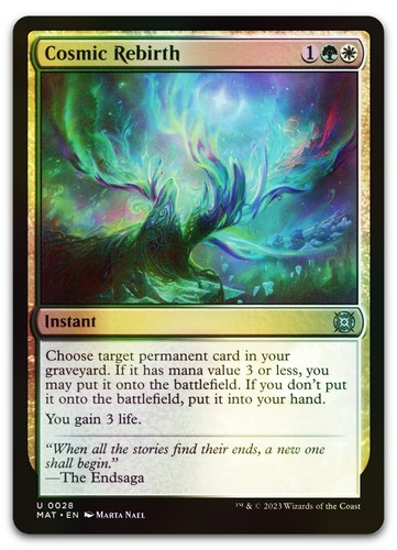Mtg magic cosmic rebirth - mtg,