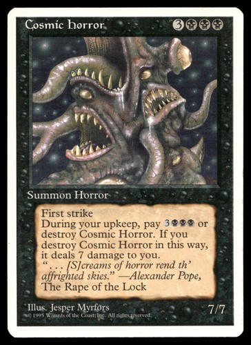 Cosmic horror rara quarta - horror,
