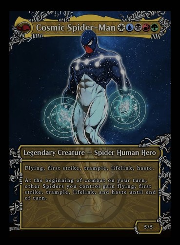 Cosmic spider man - cosmic, spider-man