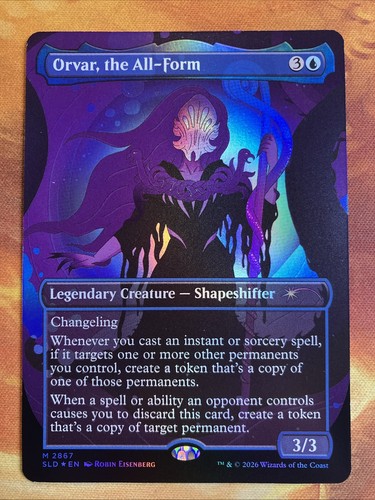 Mtg foil borderless orvar - mtg, orvar,