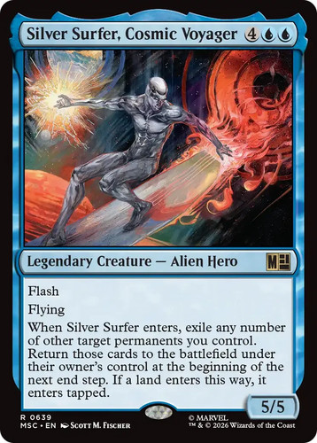 Mtg silver surfer - silver, cosmic