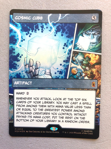 Carta mtg magic marvel cosmic - magic,