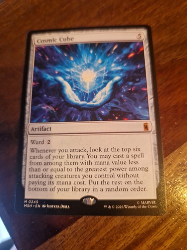 Mtg cosmic cube borderless - mtg,
